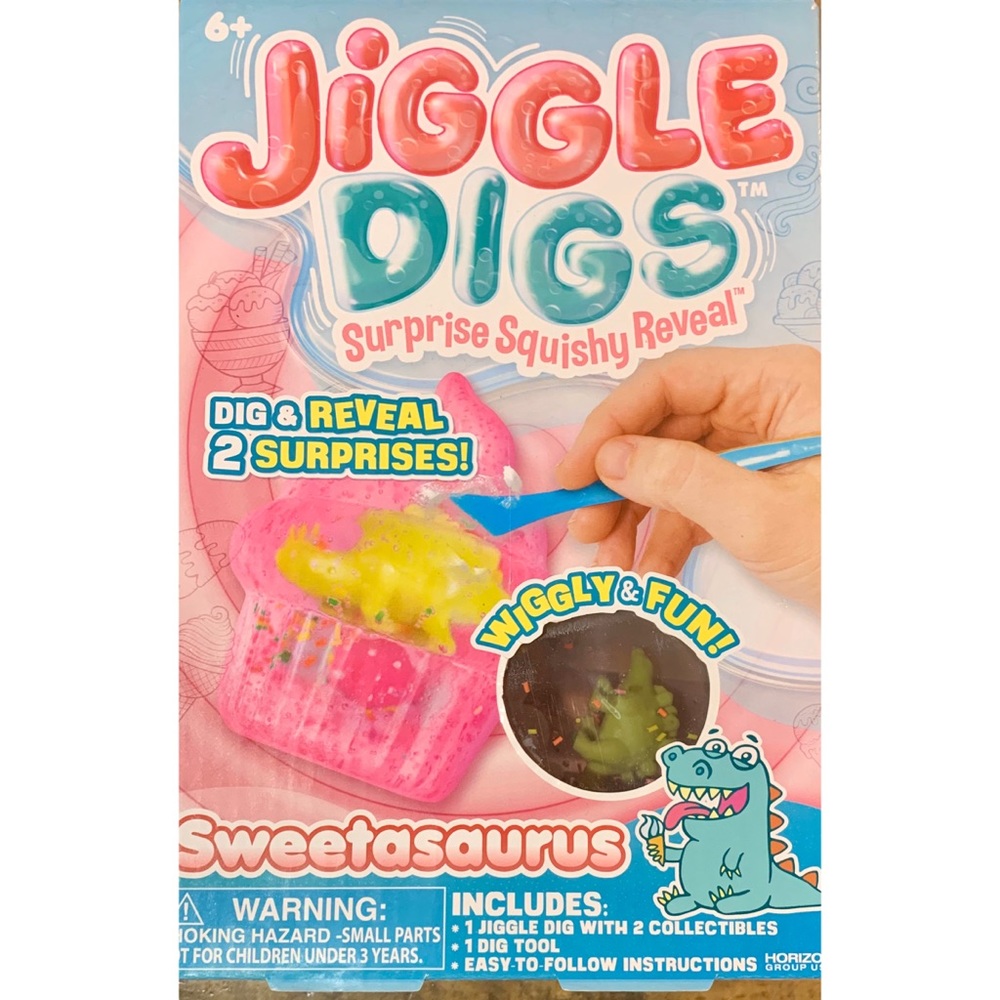 Jiggle Digs Sweetasaurus Activity Set - New!